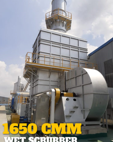 1650 CMM Wet scrubber System
