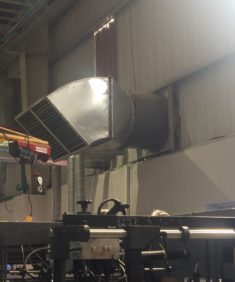 Factory fresh air ventilation