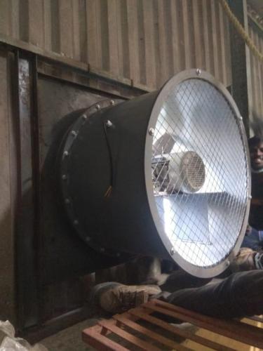 Axial flow fans for factory ventilation
