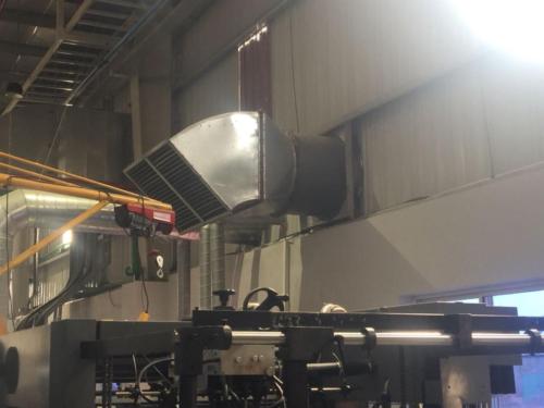 Factory fresh air ventilation